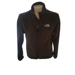 The North Face Osito Brown Fleece Full-Zip Jacket Womens M Warm Soft Cozy Outerw